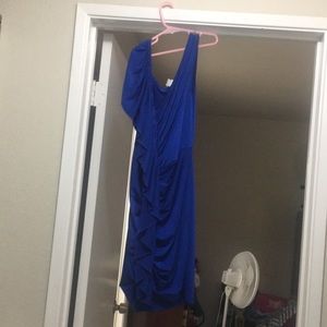 Mini blue dress